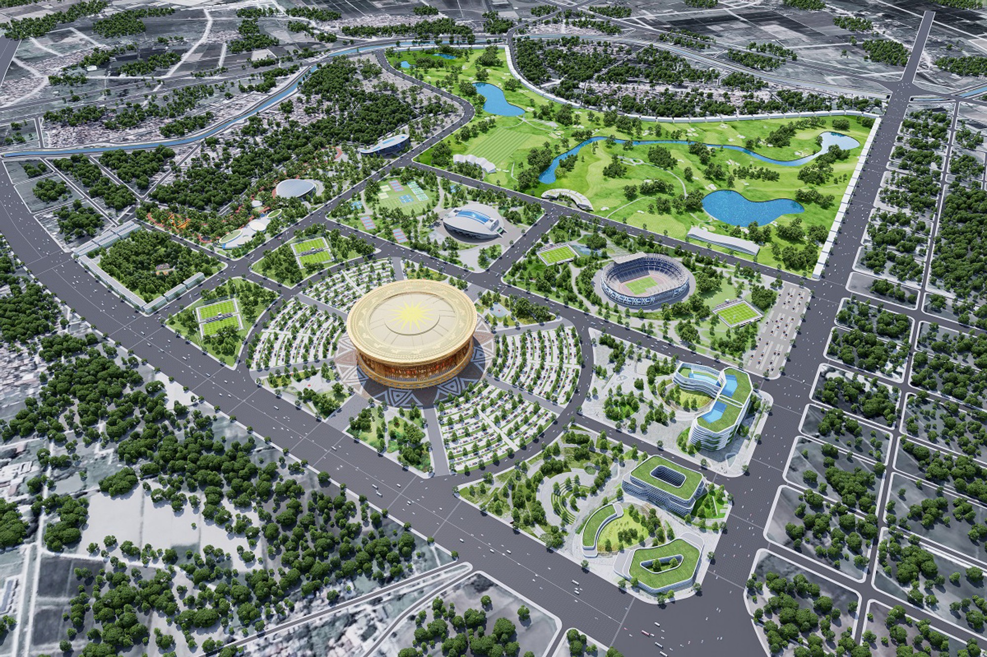 Current status of the Olympic urban area project worth over 925,000 billion VND in Hanoi - Photo 7.